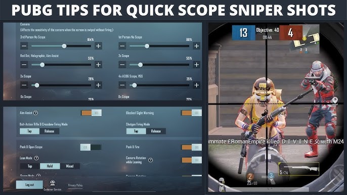 Pro Tips for Sniping in PUBG Mobile 2024