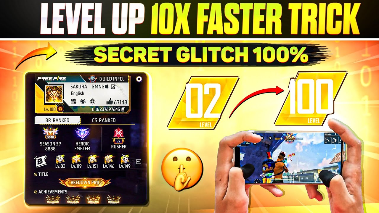 Top 10 Tips to Rank Up Faster in Free Fire 2024